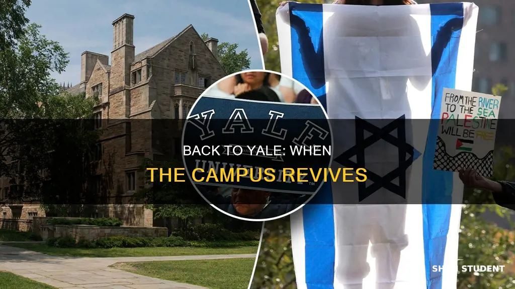 when does yale university students start coming back