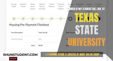 Texas State Tuition: Understanding Bill Due Dates