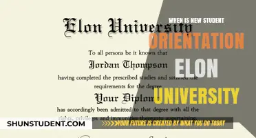 Elon University Orientation: A Guide for New Students