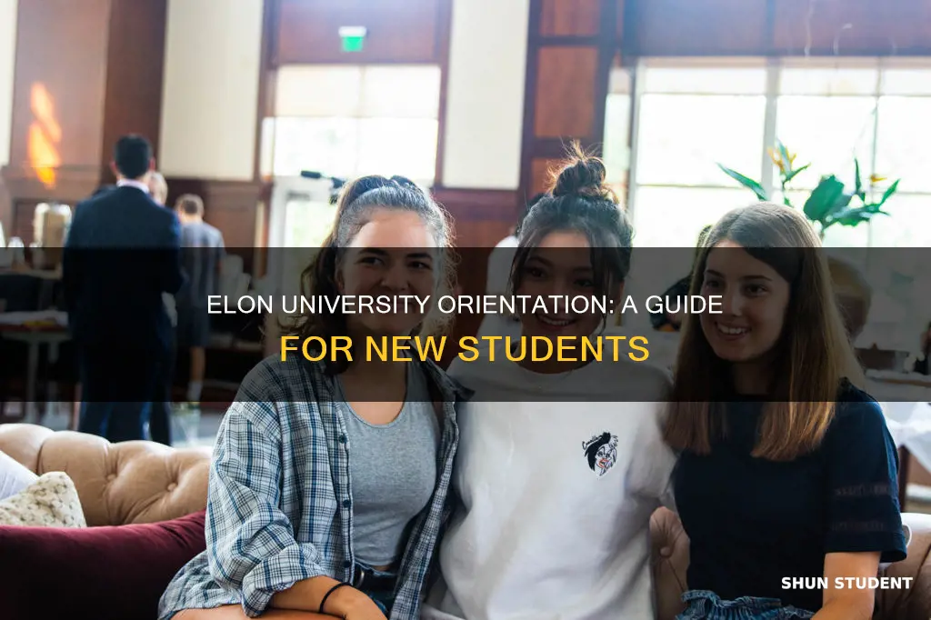 when is new student orientation elon university