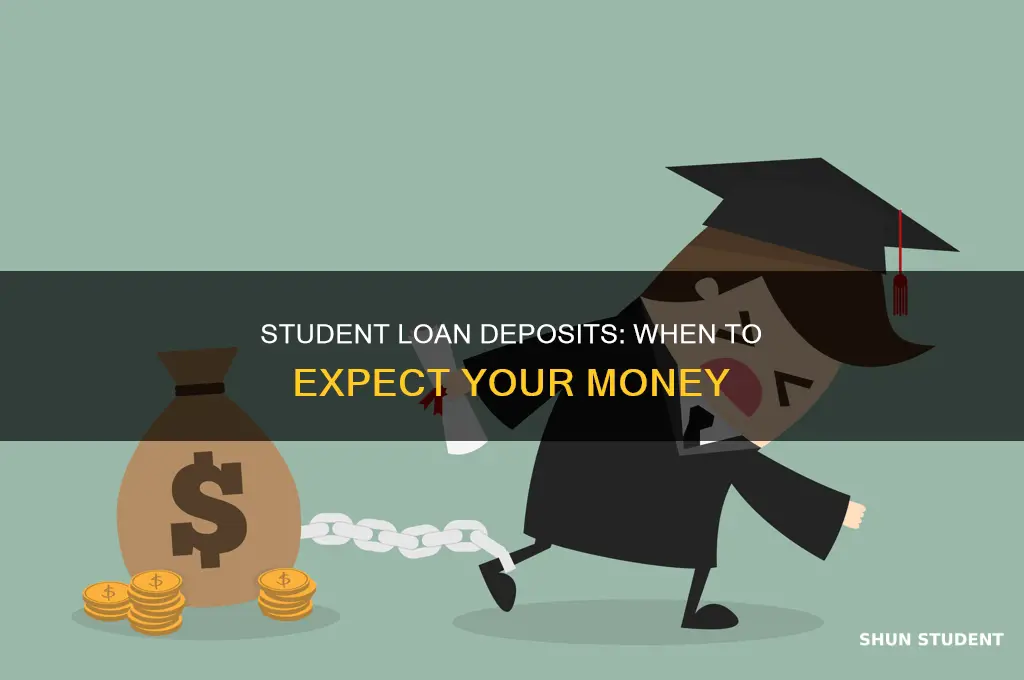 when is student loan deposited so i can pay