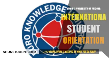UArizona: International Student Orientation Dates and Details