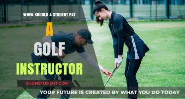 Golf Lessons: When Students Should Pay for Instruction