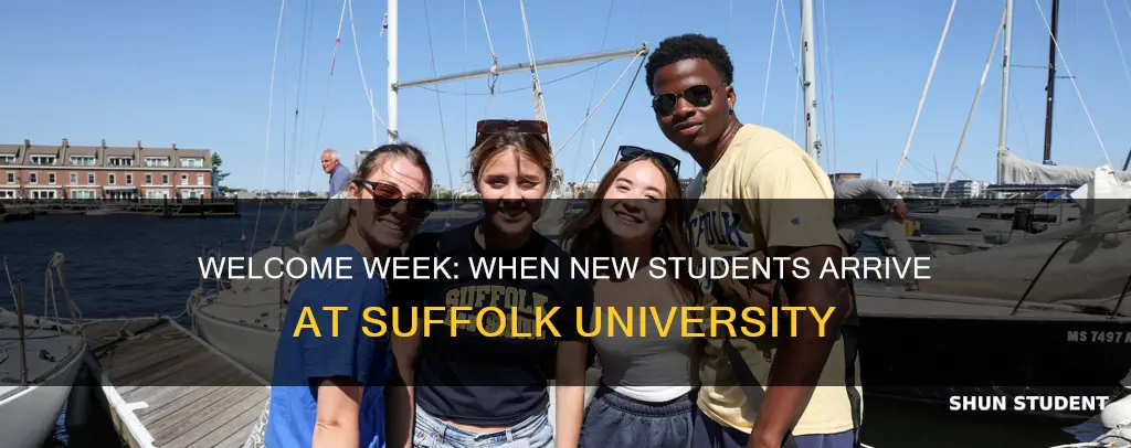 when should new students arrive at suffolk university