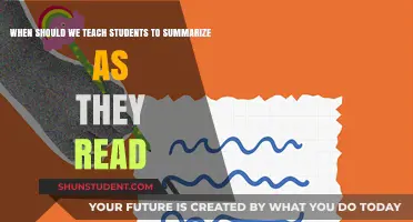 Teaching Summarization Skills: When to Empower Students as Active Readers