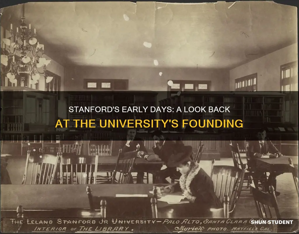 when stanford university opened how many student were there