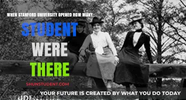 Stanford University's First Class: A Small Beginning