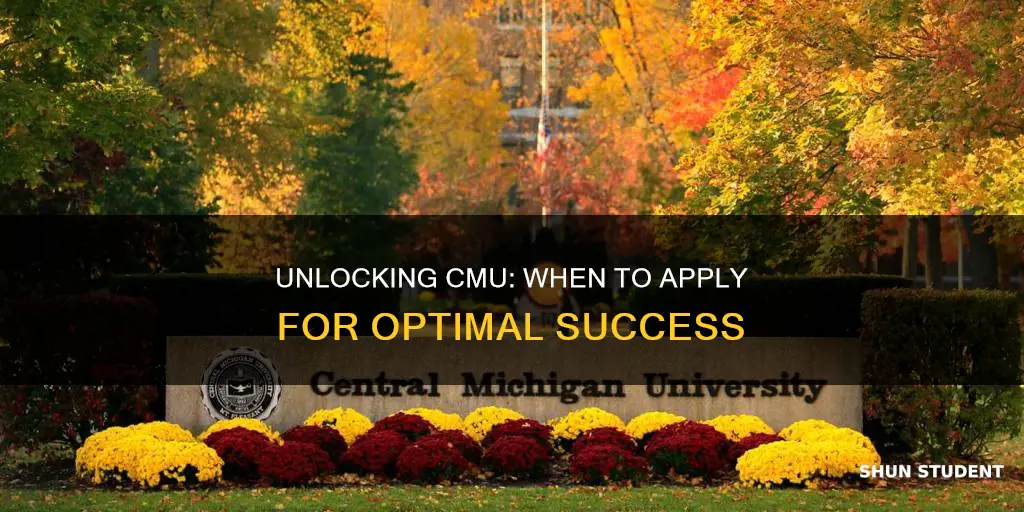 when student should apply to central michigan university