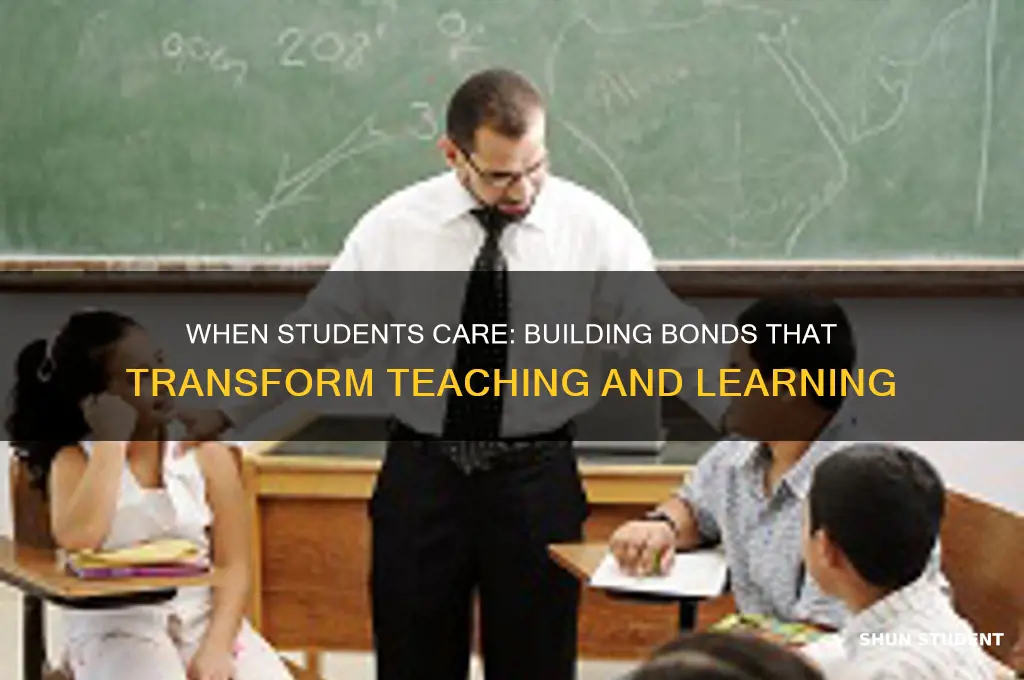 when students care about their teacher