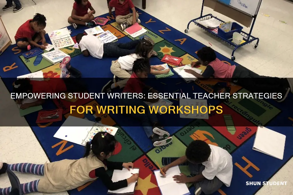 when students participate in writing workshop the teacher should