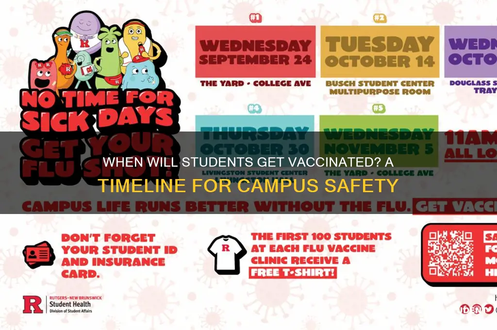 when students will be vaccinated