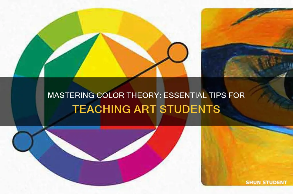 when teaching art students about the use of color