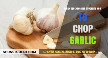 Mastering Garlic Chopping: A Teacher's Guide to Kitchen Skills