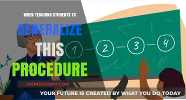Mastering Generalization: Effective Strategies for Teaching Students Procedural Skills