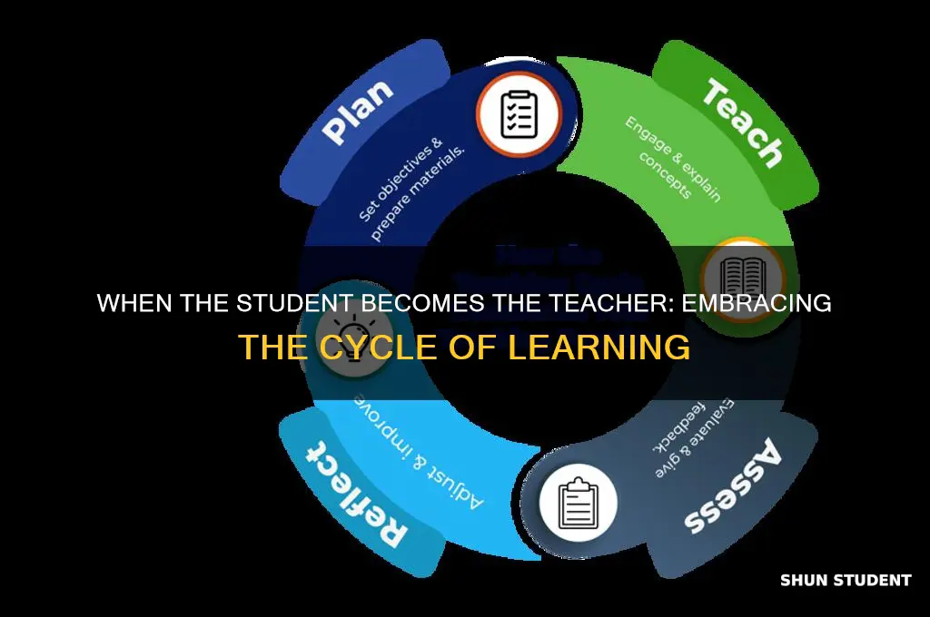 when the student becomes the teacher quote