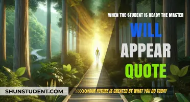 When the Student is Ready: Unlocking the Master's Appearance