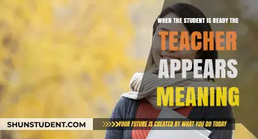 When the Student is Ready: Unveiling the Teacher's Timely Appearance