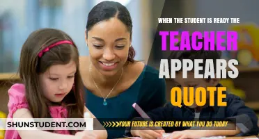 When the Student is Ready: Unlocking the Teacher's Appearance