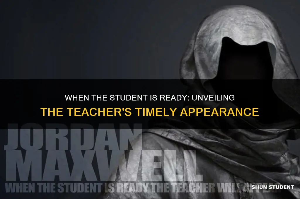 when the student is ready the teacher will appear author