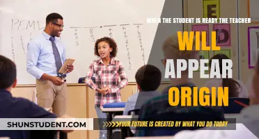 When the Student is Ready: Unveiling the Teacher's Timely Appearance