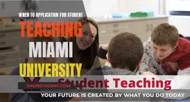 Timing Your Student Teaching Application: Miami University Tips