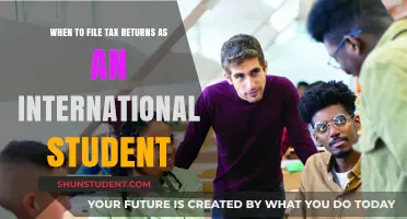 International Students: File Your Tax Returns Promptly