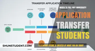Transfer Students: University Application Timing