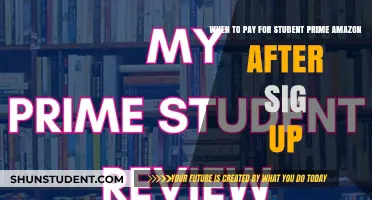 Student Prime Amazon: When to Pay After Sign Up?