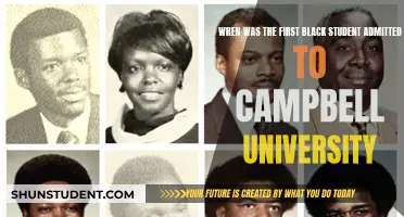 Campbell University's First Black Student: A Landmark Moment in History