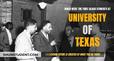 UT's Legacy: Unveiling the First Black Students' Journey