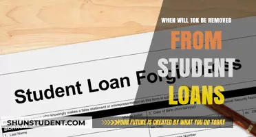 When Will the 10K Student Loan Forgiveness Be Removed?