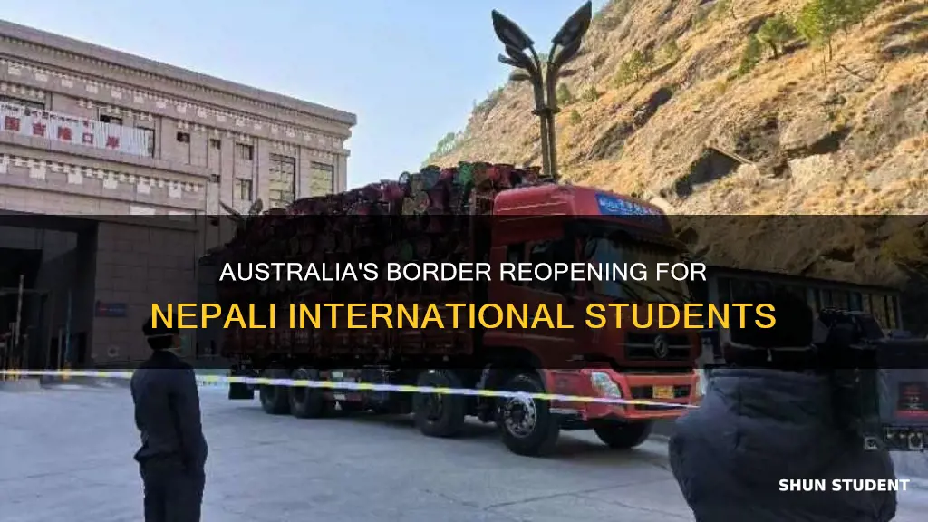 when will australia open borders for international students from nepal