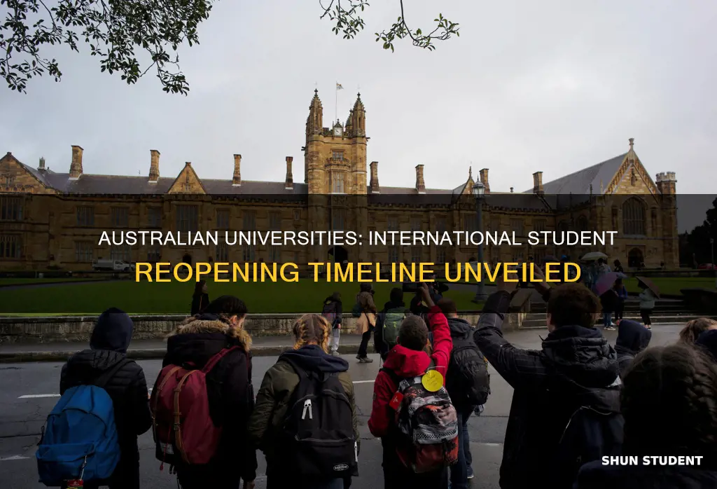 when will australian universities reopen for international students