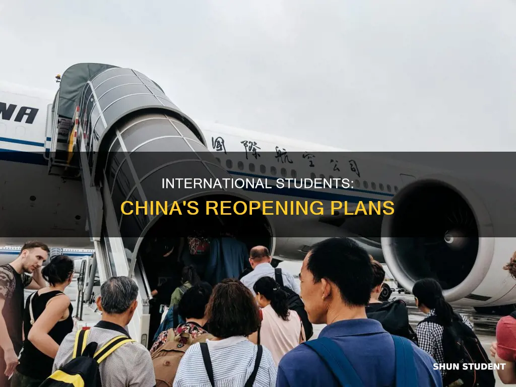 when will china reopen for international students