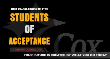 Cox College OT Program: Anticipated Acceptance Notification Timeline Revealed