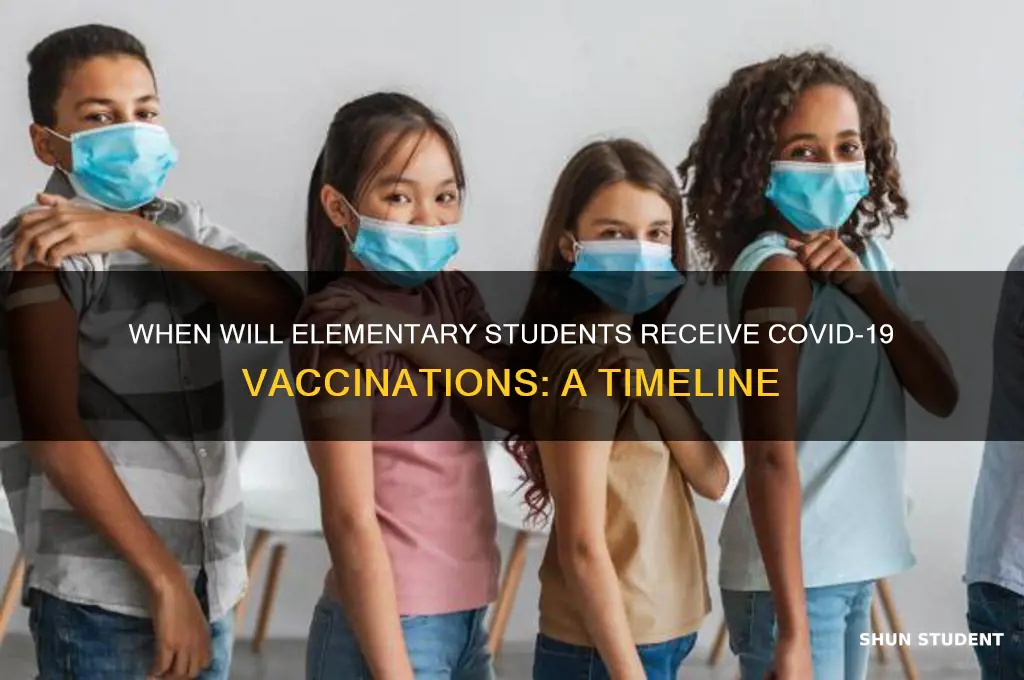 when will elementary students be vaccinated