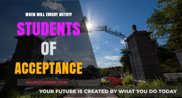 Emory University Acceptance Notification Timeline: What to Expect