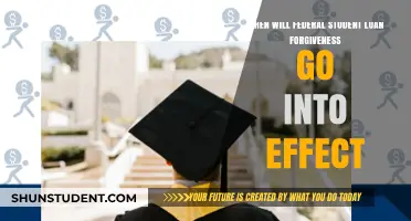 Federal Student Loan Forgiveness: When Will Relief Take Effect?