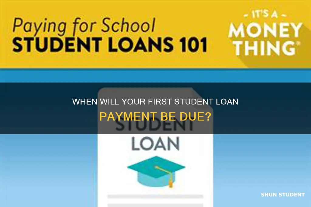 when will first student loan payment be due