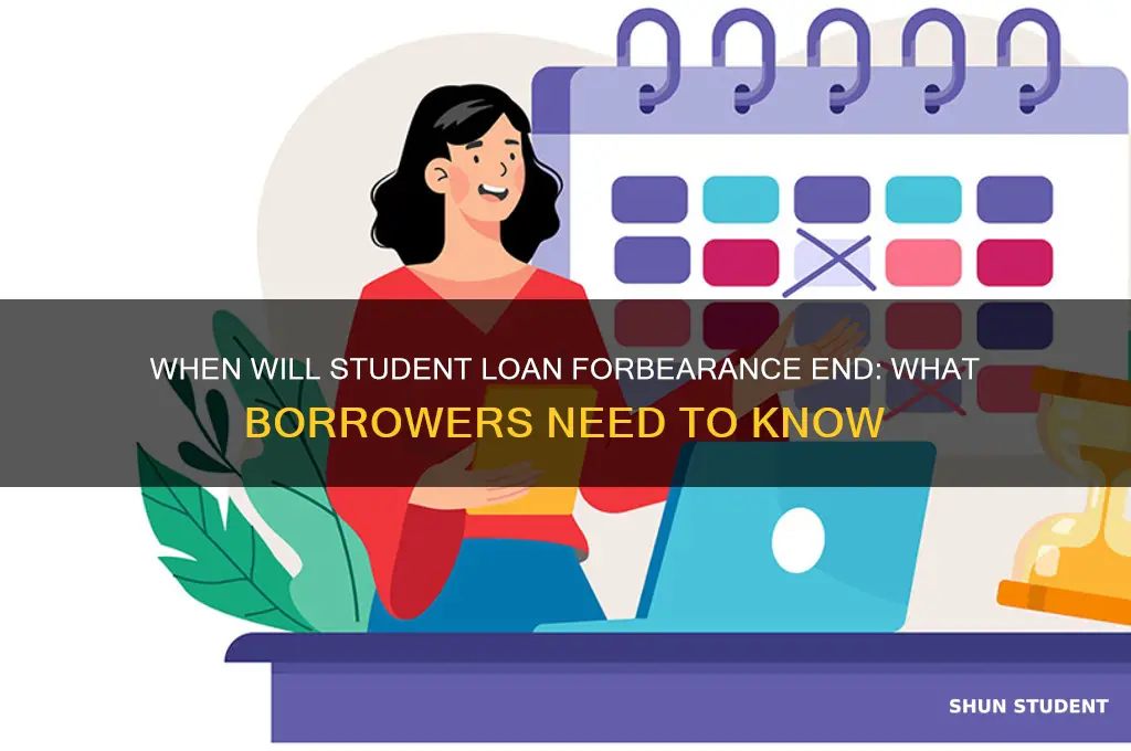 when will forbearance end for student loans