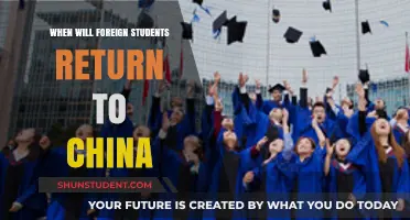 When Will International Students Return to China's Campuses?