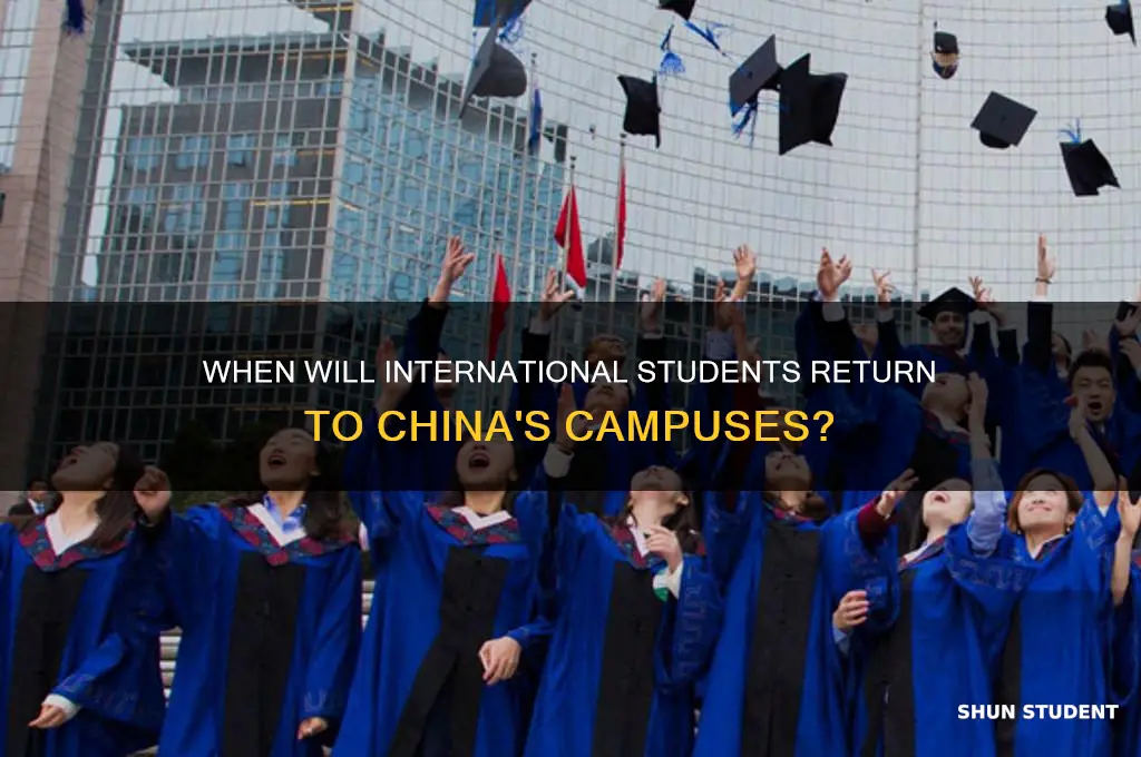 when will foreign students return to china