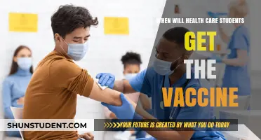 When Will Health Care Students Receive COVID-19 Vaccinations?