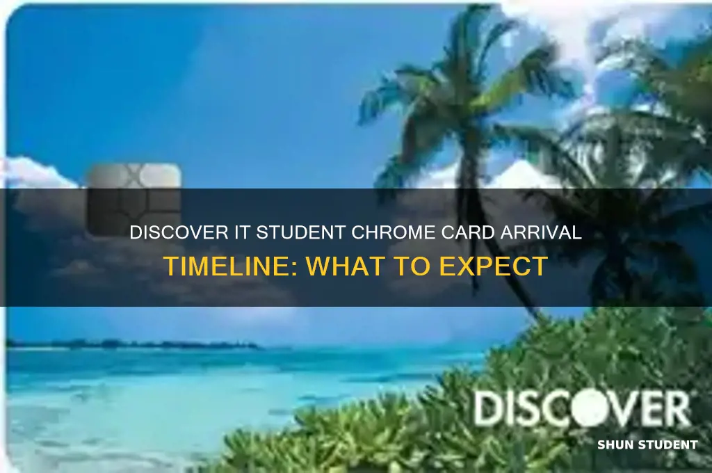 when will i get my disxocer it student chrome card