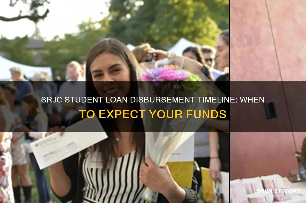 when will i recieve my srjc student loan