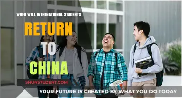 International Students' Return to China: When and How?