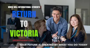 International Students' Return to Victoria: When and How?