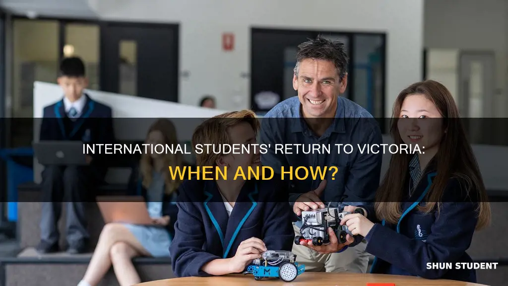 when will international students return to victoria