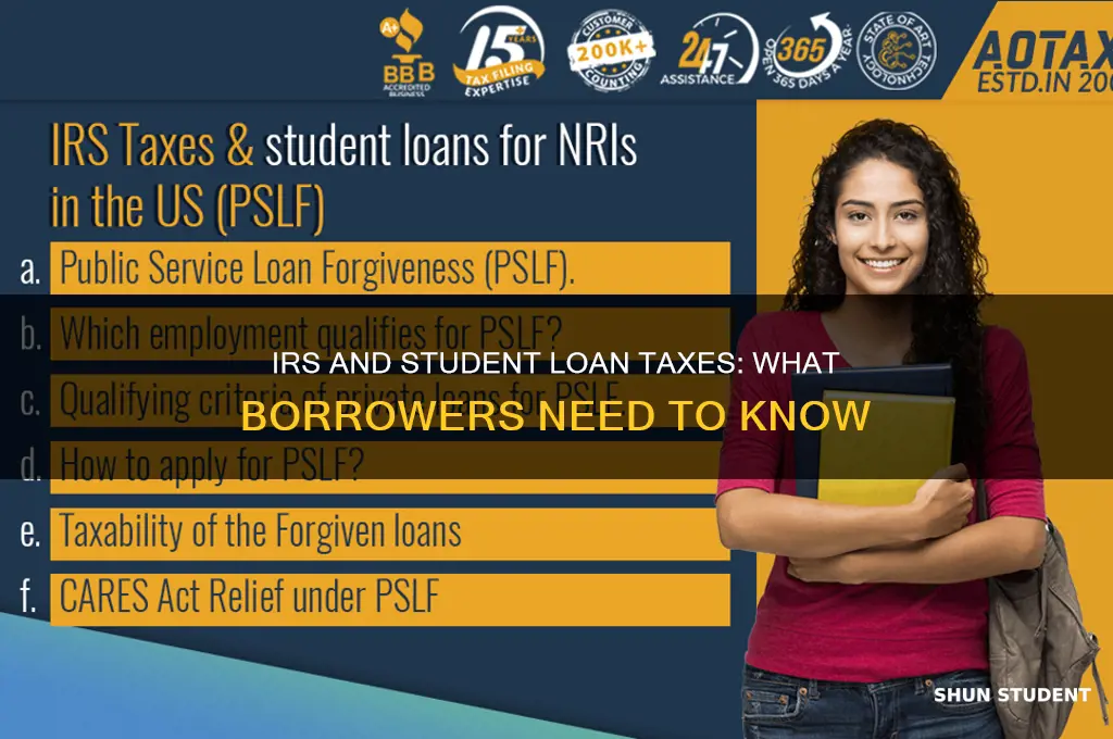 when will irs take taxes for student loans