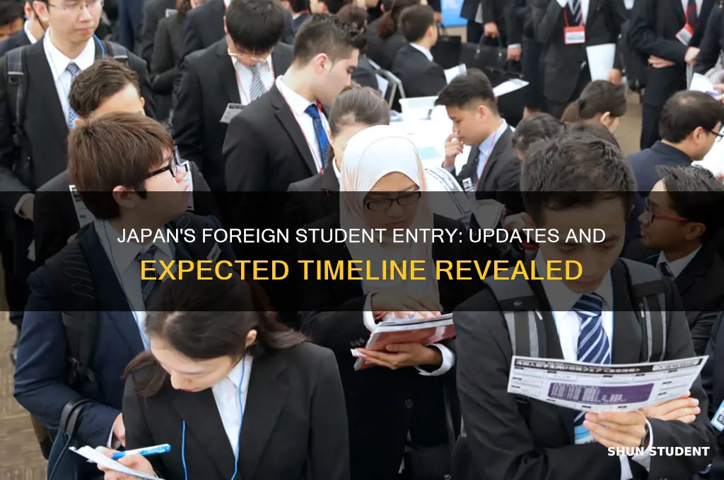 when will japan allow foreign students